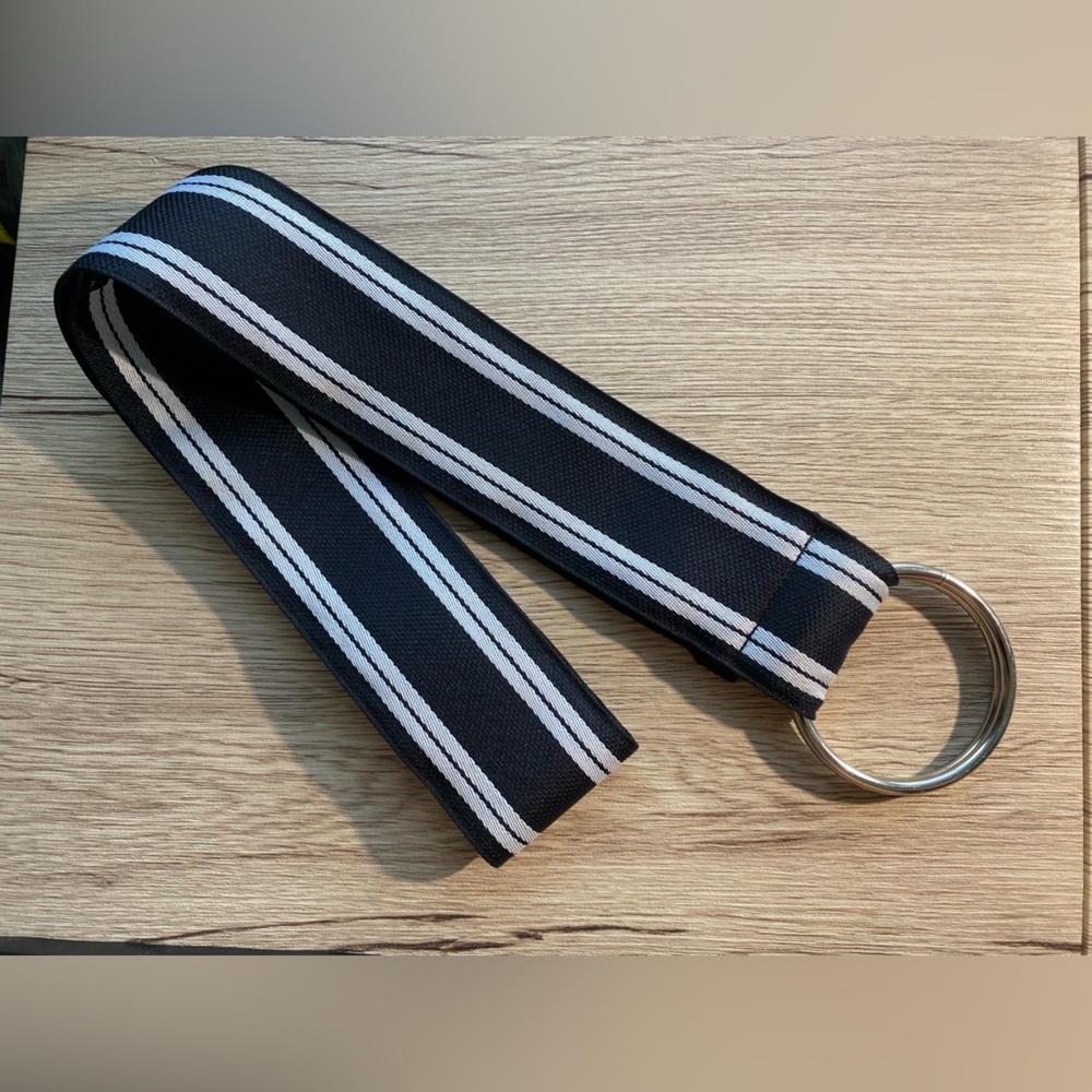 Fabric Striped Belt